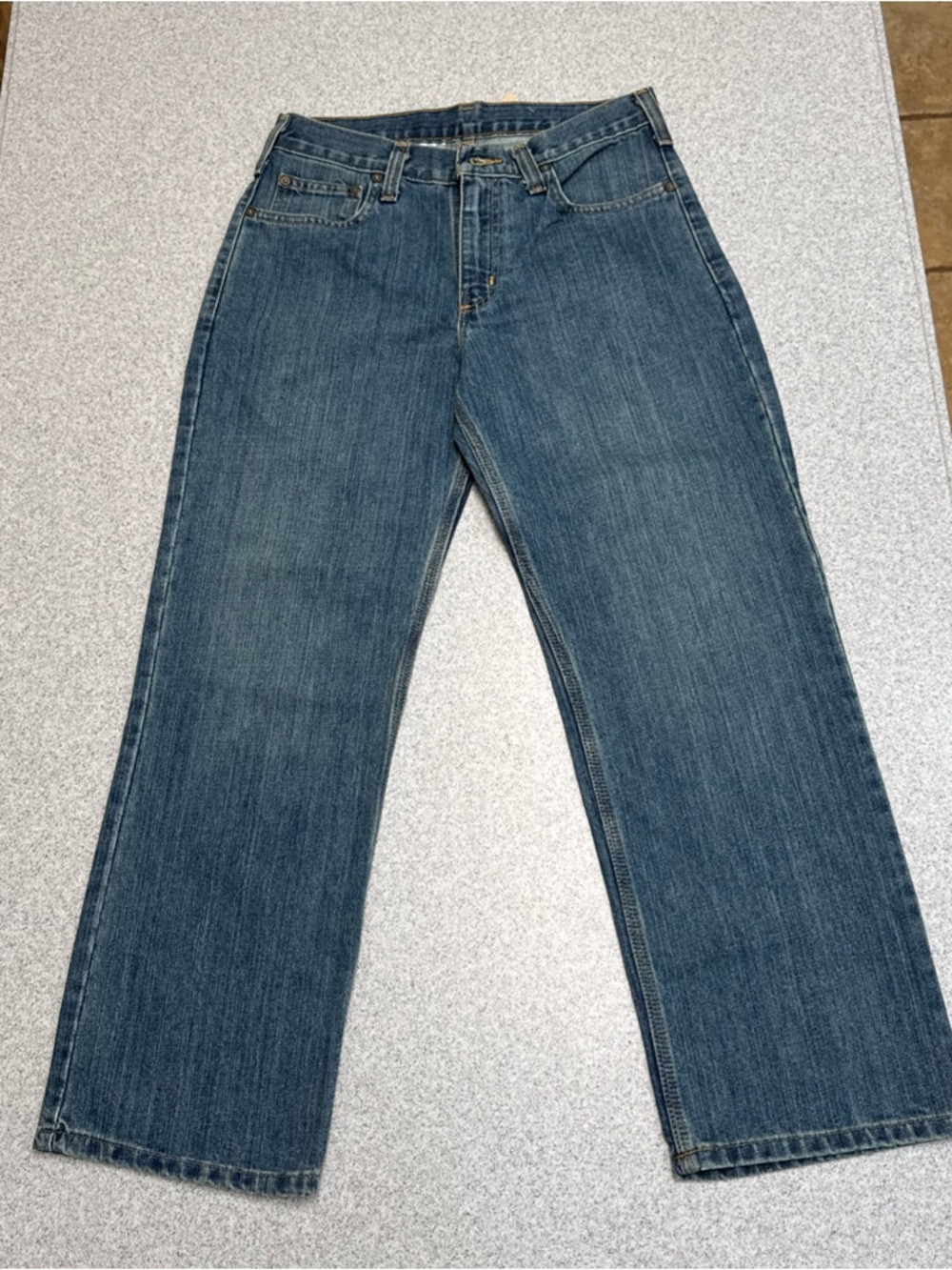 Carhartt Jeans Mens 30x28 Holter Denim Pants Relaxed Fit Straight Leg NWT